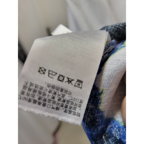 DKNY Women's Abstract Peacock Floral Sleeveless Dress Size S Brand New with Tags - Picture 12 of 14